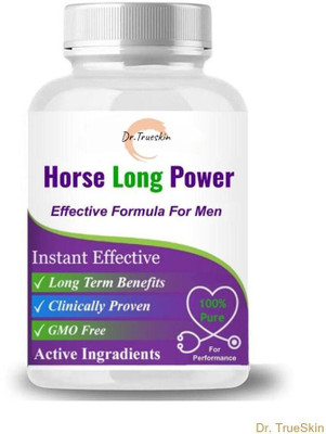 Dr.TrueSkin Horse Long Power Capsule For Real Male Performance(30 Capsules)