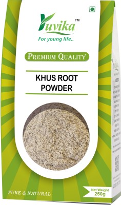 yuvika Khus Root Powder - Vetiveria Zizanioides - Vetiver Root Powder (250g)