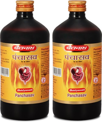 Baidyanath Panchasav 450 Ml |Ayurvedic Medicine for Digestion Problems- 450ml (Pack of 2)(Pack of 2)