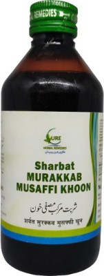 Cure Herbal Sharbat Murakkab Musaffi Khoon (200ml) (Pack Of 2)(Pack of 2)