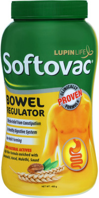 Softovac Bowel Regulator for Effective Relief from Constipation | 450 g(Pack of 3, 1350 g)