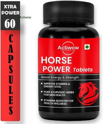 ACTIWOW Horse Power 60 Capsules Performance Power Max(60 Capsules)