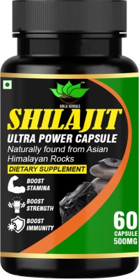 BIRJI HERBALS SHILAJIT ULTRA POWER CAPSULE (60 VEG CAPSULE)