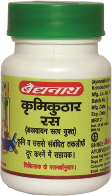 Baidyanath Krimikuthar Ras 80 Tablets(80 Tablets)