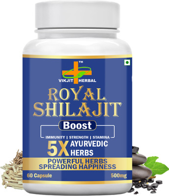 VIKJIT HERBALS ROYAL SHILAJIT CAPSULES(60 Capsules)