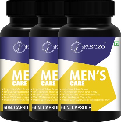 Fasczo Mens care Health Power Capsules For Men ' Realize Your Power ' Stress Reliefe(Pack of 3)