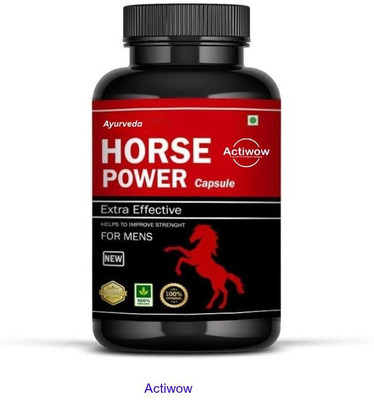 ACTIWOW Horse Power Capsule Boosts power, stamina & drive FR6F(30 Capsules)