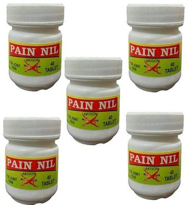 Quickbits Ayurvedic Pain Nil Tablets for Joint pain (pack of 5) Tablets(5 x 40 Units)