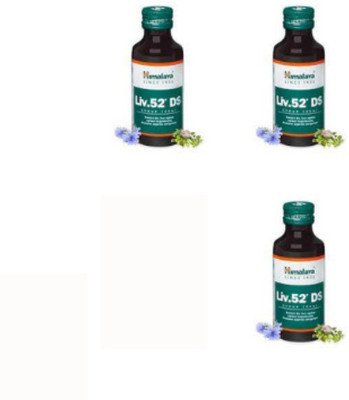HIMALAYA Liv 52 DS Syrup, Blue, 100 ml_pack of 3(Pack of 3, 300 ml)