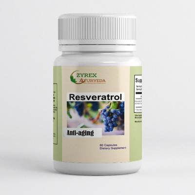 ZYREX Resveratrol 450 Mg + Grape Seed Extract 60-Capsule(60 Capsules)