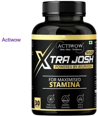 ACTIWOW Xtra Josh Gold Capsules - Herbal Fuel to Perform(30 Capsules)