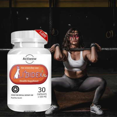 ACTIWOW Libidex Plus - Turbo Energy Formula for Men A01(30 Capsules)