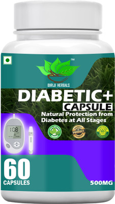BIRJI HERBALS DIABETIC + CAPSULE(60 Capsules)