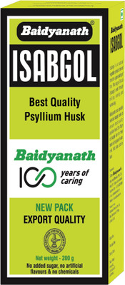 Baidyanath Isabgol-Psyllium Husk Powder -200gm|Effectively Relieves Constipation(200 g)