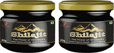 Zenius shilajit resin Original Himalayan Shilajit Vitality Resin For Men and Women(Pack of 2, 20 g)