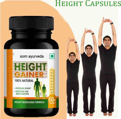 SOM AYURVEDA Height Gainer HEIGHT SPEED ADVANCE Capsules(30 Capsules)