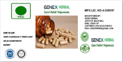 Genex Atractylodes Root Extract Capsules -180 Capsules pack.(Pack of 180, 180 Capsules)