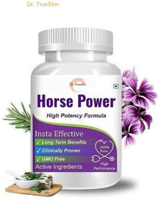 Dr.TrueSkin Horse Power Capsule & Oil For Total Power Recovery(30 Capsules)