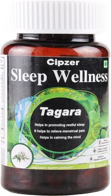 CIPZER Tagara Capsule | Improves qualitysleep and relaxesthe nervous system-60 Capsules(60 Capsules)