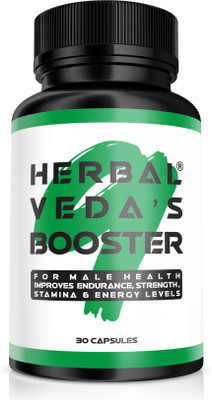 herbal veda Booster Capsule For Men 30 Capsules(30 Capsules)