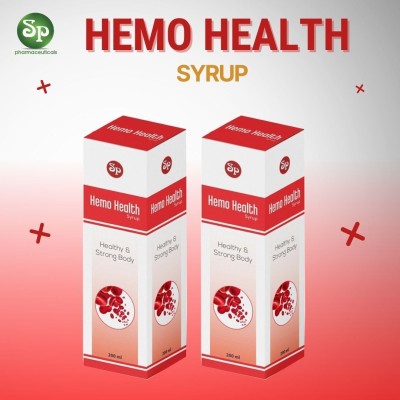 SP PHARMACEUTICALS HEMO HEALTH BLOOD BOOSTER & IRON TONIC WITH GILOE ,DRAKSH, & AMLA(Pack of 2)