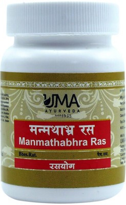 Uma Ayurveda Manmathabhra Ras Ayurvedic Tablets for General Wellness Immunity Booster 40 Tab(Pack of 2)