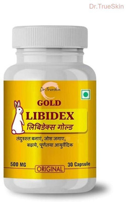 Dr.TrueSkin Libidex Gold Capsules Daily Use Testosterone Wellness Natural(30 Capsules)