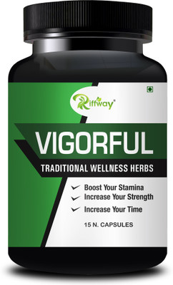 Riffway Vigorful _ Herbal Formulation Stamina Capsule For Better Strength(15 Capsules)