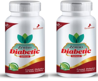 Zenius Diabetic Capsule for Diabetes Control or Sugar Control Medicine(Pack of 2)