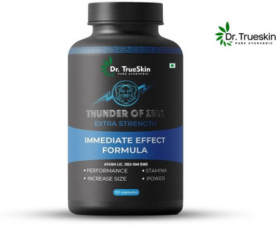 Dr.TrueSkin Thunder Of Zeus for stamina and energy wellness(30 Capsules)