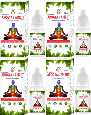 DR SANJEEVANI Arogya Amrit Immunity Booster : Antioxidant Properties Relief From Cough & Cold(Pack of 4, 30 ml)