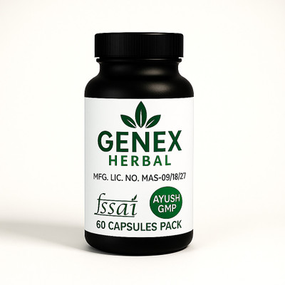 Genex Shalparni - Shal Leafed Bush Extract Capsules 60 Capsules Pack.(60 Capsules)
