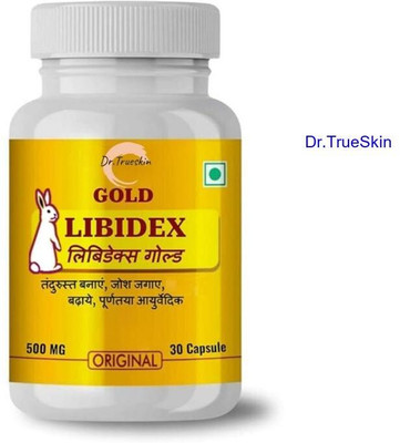Dr.TrueSkin Libidex Gold Capsules Energy Enhancer Testosterone Max Strength A01(30 Capsules)