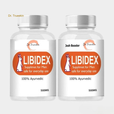 Dr.trueskin Libidex Capsules - Men’s Peak Performance & Vitality Support PS Plant-Based Protein(60 Capsules, NO FLAVOR)