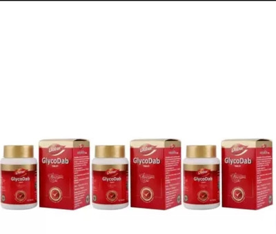 Dabur GlycoDab For Healthy Sugar Levels 60 Tab (180 )(Pack of 3, 180 Tablets)