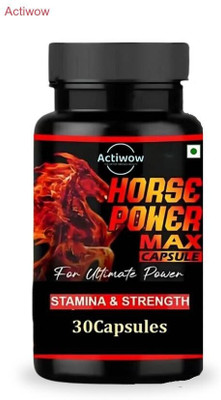 Horse Power Max Capsules Natural Support for Performance & Drive X09(30 Capsules)