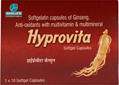 Bio Life Hyprovita Softgel Multivitamin Capsules (1 x 10) Strip(Pack of 5)