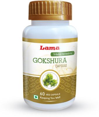 Lama Gokshura Capsule | With Tribulus terrestris Extracts - 60 Vegetarian Capsules(60 Capsules)
