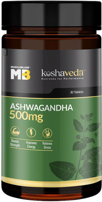 MUSCLEBLAZE Koshaveda Ashwagandha 500mg(30 Tablets)