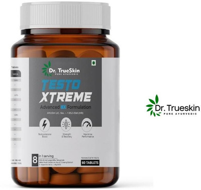 Dr.TrueSkin Testo Xtreme with stamina recovery daily blend(60 Tablets)