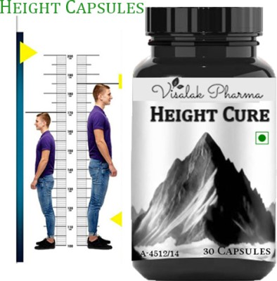 visalak pharma Height Cure Height Gain Increase Height & Body Growth Supplement