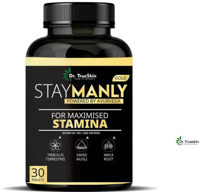 Dr.TrueSkin Staymanly Gold Capsules Boost Stamina and Hormonal Balance(30 Capsules)