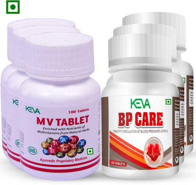 KEVA MV Tablet for Multivitamin Energy Level BP Care Tablets BP Control(Pack of 6, 600 Tablets)