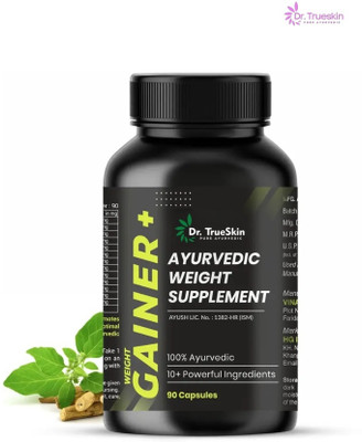 Dr.TrueSkin Weight Gainer+ Capsules Herbal Health Formula 90CAPS(90 Capsules)
