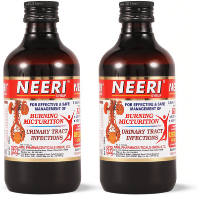 AIMIL NEERI Syrup for Kidney Health | Useful in Urinary Tract Infections (UTI) (Pack of 2)(Pack of 2, 400 ml)