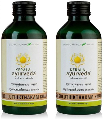 Kerala Ayurveda Gulguluthikthakam Kwath 200 Ml x pack of 2(Pack of 2)