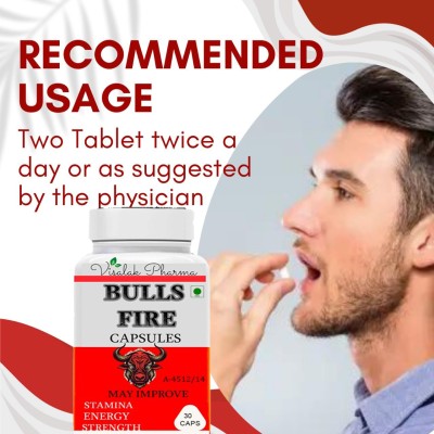 visalak pharma Bulls Fire Tablets Ayurvedic Formula For Men