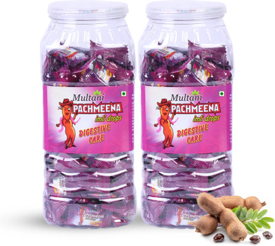 Multani Pachmeena Digestive Care Imli Candy | Reduce Indigestion - (150 Candy Each)(Pack of 2, 300 Tablets)