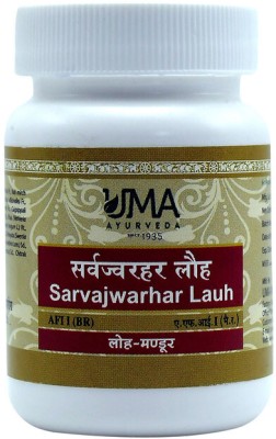 Uma Ayurveda Sarvajwarhar Lauha 40 Tab Useful in Fever(Pack of 2)