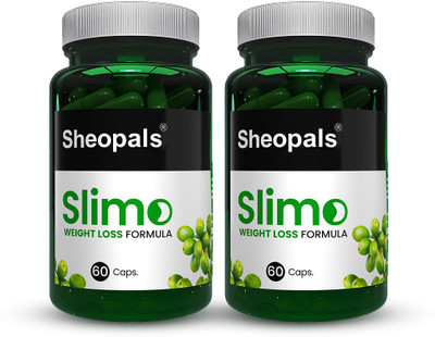 Sheopals Slimo Advance Weight Loss Formula With Green Coffee Extract(Pack of 2, 120 Capsules)